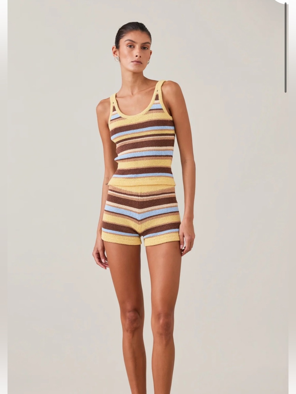 Elce Swim REINE SHORT LAGUNA Stripe Knit Short Size Small NWT never worn